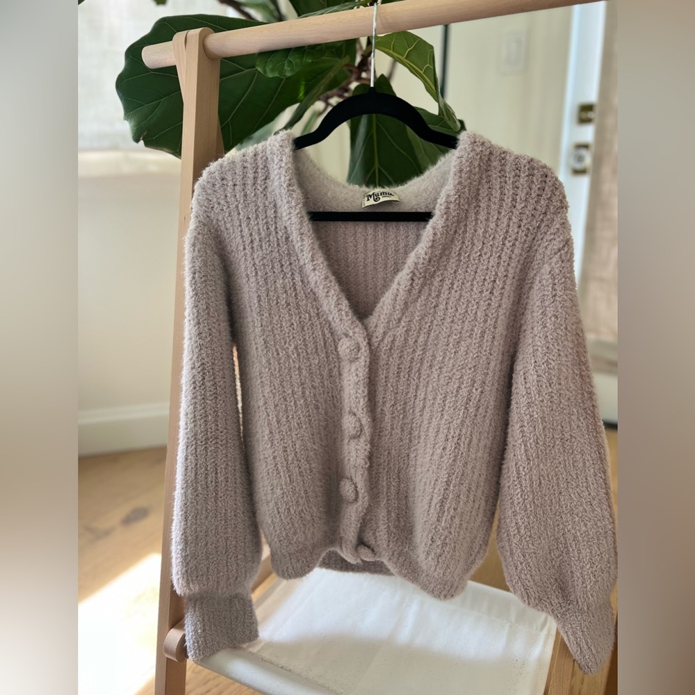 Showmeyourmumu purple cardigan